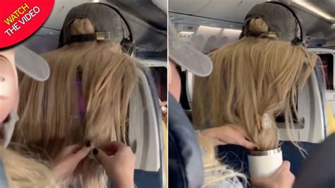 Plane Passenger Sticks Gum In Woman S Hair Because She Was Blocking Her Tv Mirror Online