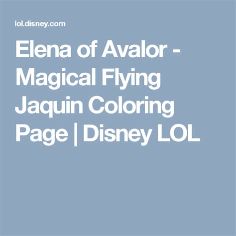Home > coloring pages > coloring pages elena of avalor. Elena of Avalor - Magical Flying Jaquin Coloring Page ...