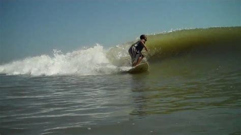 Folly Beach Surfing At The Washout Youtube