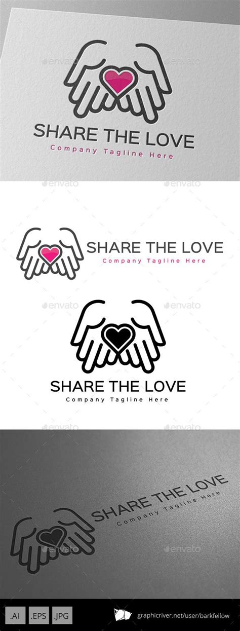 Share The Love Logo Design Love Logo Design Love Logo Logo Design