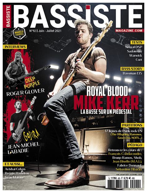 Bassiste Magazine Numéro 92 Lifestyle Editions Bgo The Guitar Division