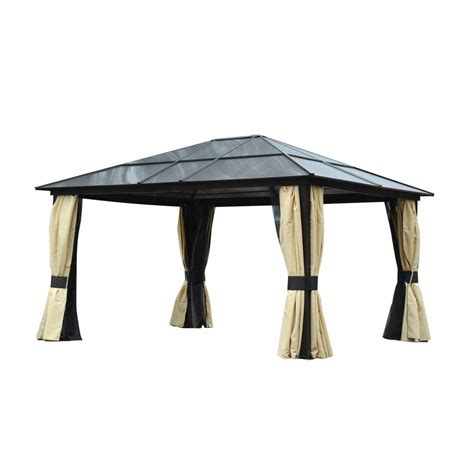 Outsunny 3x3m Replacement Gazebo Canopy Double Tier Roof Top For