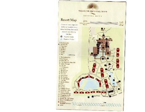 Map Of Resort Picture Of Valentin Imperial Maya Playa Del Secreto