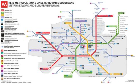 Milan Metro Underground Transport Info Milan Public Transport