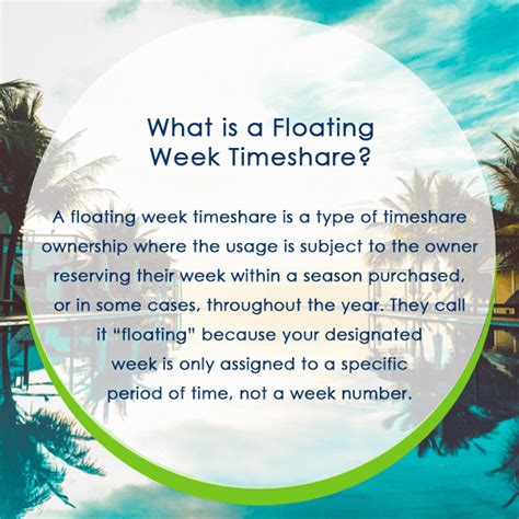 Timeshare Floating Weeks: What They Are and How to Use Them