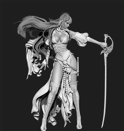 naver image popup zbrush character character modeling game concept art