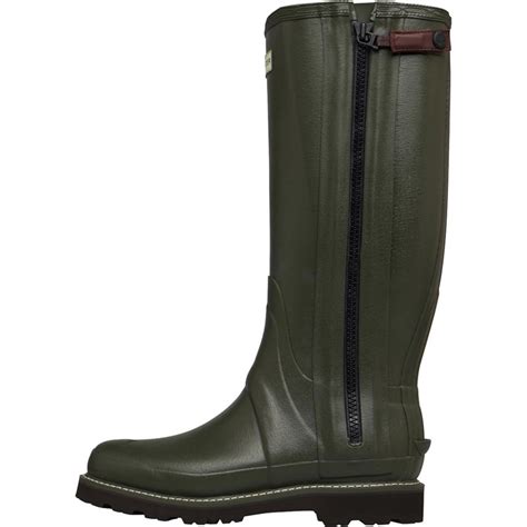 Buy Hunter Mens Commando Full Zip Wellington Boots Dark Olive