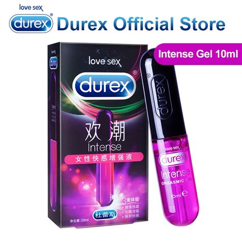 Durex Intense Orgasmic Gel 10ml Lubricant Sex Drops Strong Enhance Exciter For Women Safe Sex