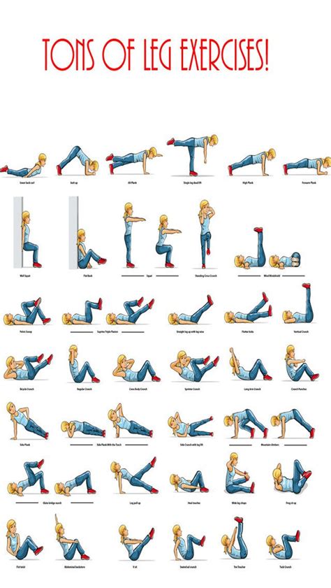 más de 25 ideas increíbles sobre good leg exercises en pinterest