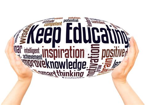 Key Keep Educating Yourself Acronym Education Concept Background