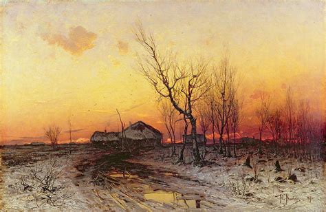 Want to discover art related to winter_landscape? Winter Landscape Painting by Julius Sergius Klever