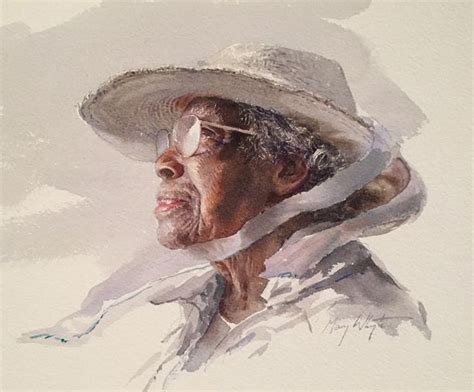 Mary Whyte Watercolor Portrait Painting Watercolor Artists African