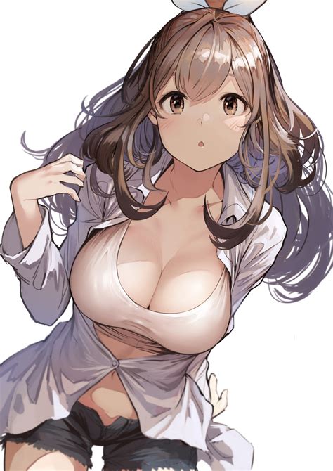 Koruse Cleavage Brunette Big Boobs Anime Girls The Idolm Ster The Idolm Ster Shiny Colors