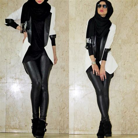 Hijab Fashion Through My Eyes All Leather Everything