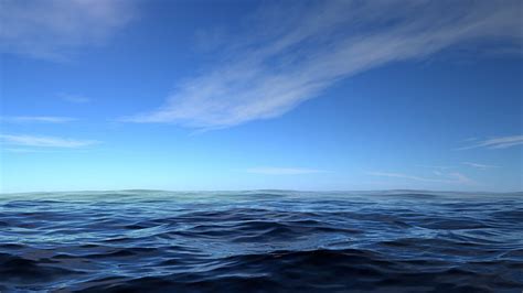 Hd Wallpaper Ocean Desktop Backgrounds Sea Sky Water Scenics