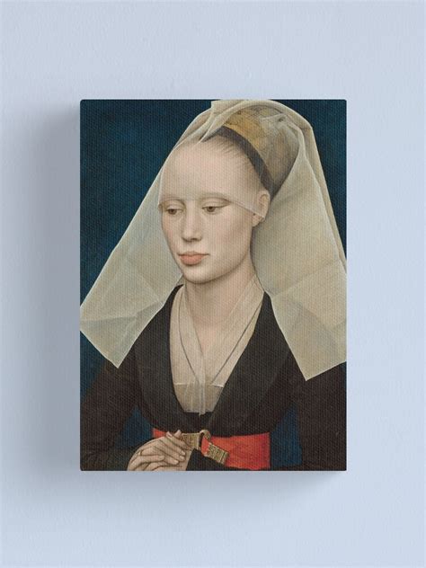 Portrait Of A Lady By Rogier Van Der Weyden Canvas Print By Fineearth