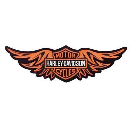 Harley Davidson Logo On The Black Background Free Image Download