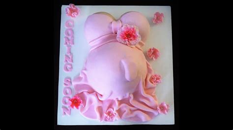 Baby Shower Ultrasound Belly Cakes