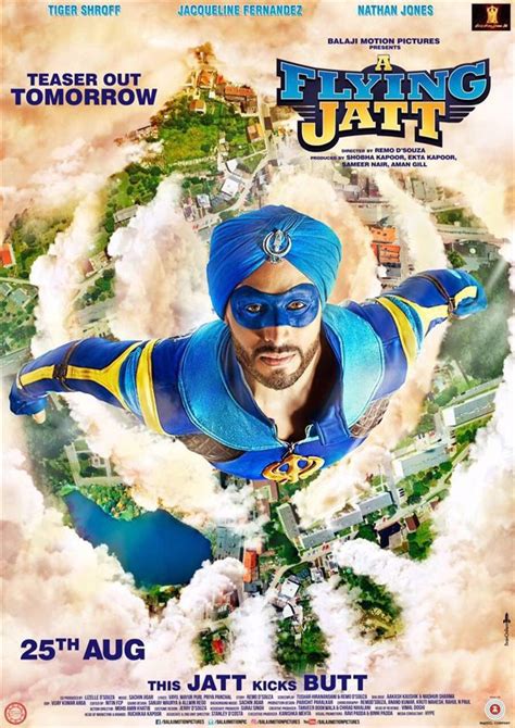 First Look Poster Of A Flying Jatt Hindi Movie Music Reviews And News
