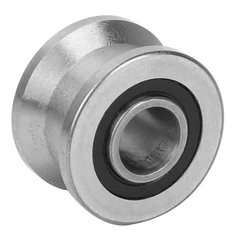 Tebru 1pcs T22 U Shaped Flat Track Groove Pulley Bearing Sliding Roller Bearing 8225145mm