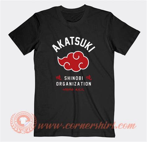 Naruto Akatsuki Shinobi Organization T Shirt