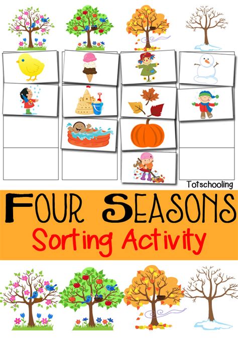 4 Seasons Worksheet