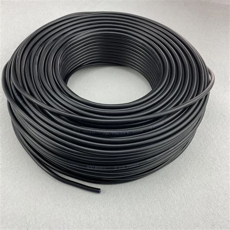 2 Core3 Core4 Core 100mroll Black Pvc Covered Round Cable18awg0