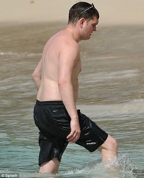 Michael Buble Is Michael Moobl On Holiday In Caribbean With Fiancee