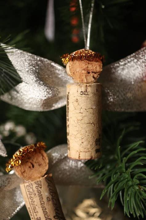 These Wine Cork Angel Ornaments Are Easy To Make And Perfect To Hang