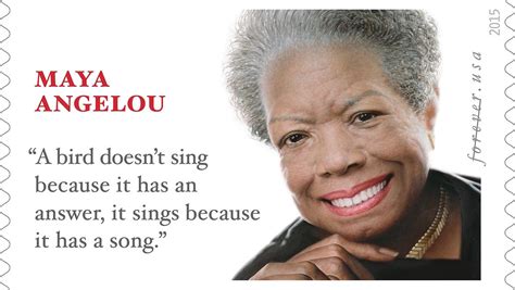 Maya Angelou Forever Stamp Is Unveiled