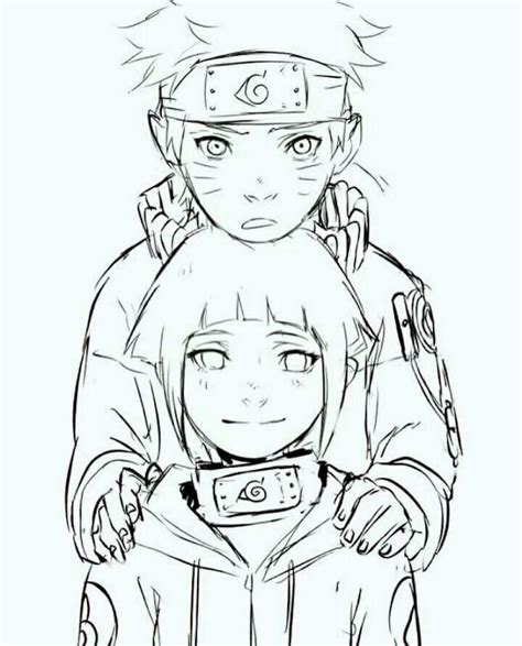 Naruto And Hinata Drawing Drawing Skill