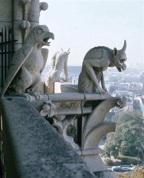 Gargoyles Travel To Eat Gargoyles Creatures Cathedral