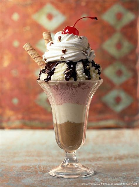 Ice Cream Sundaes Taças De Sorvete Receitas Divertidas Sobremesas
