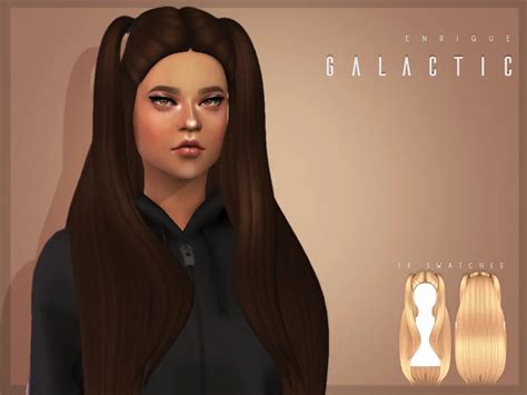 Sims 4 Hairs Enrique Galactic Hair
