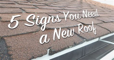 How can you tell if you need a new roof? 5 Signs You Need a New Roof | The Craftsman Blog
