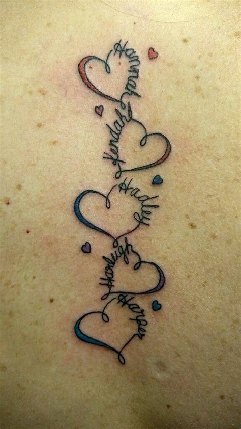 Beautiful tattoo designs with kids name to cherish the love. Pin by Rianne Buijsman on Tattoo in 2020 | Tattoos for ...