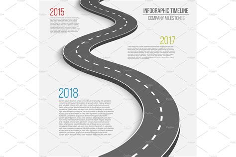 Highway Infographic With Markings Transportation Illustrations