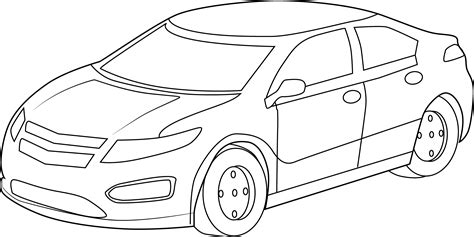 Cool Sports Car Coloring Page Free Clip Art