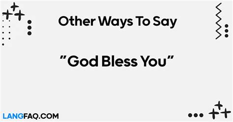 12 Other Ways To Say God Bless You