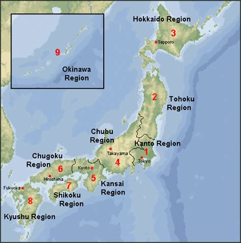Land And Geography Of Japan Facts And Details