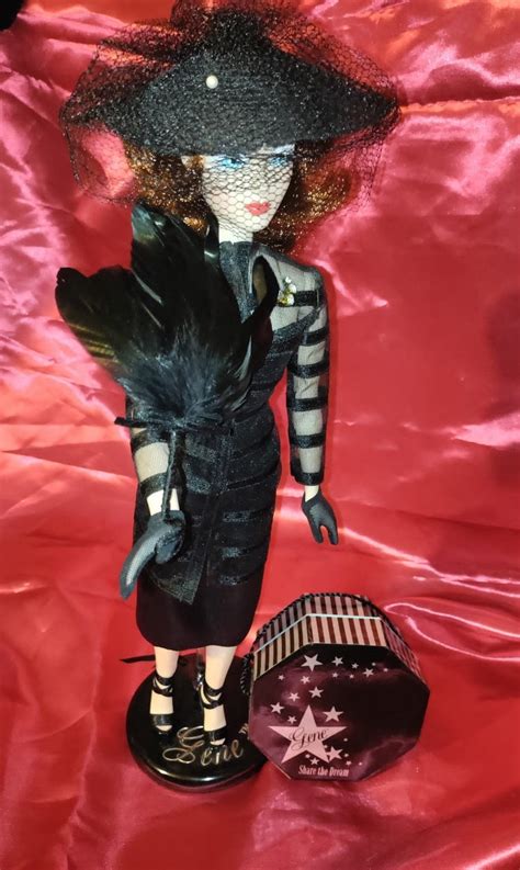 mel odom gene doll fashionista in black cocktail dress etsy