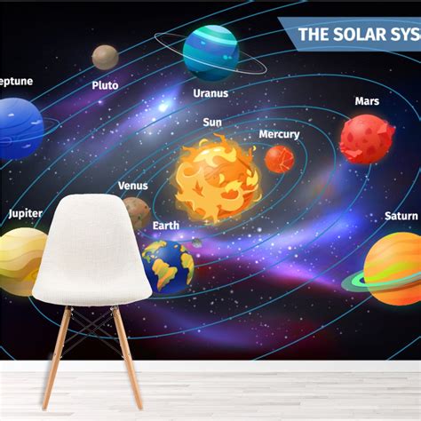 Solar System Space Wallpaper Wall Mural