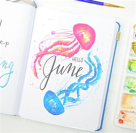 June Bullet Journal Setup For 2019 With Free Printables