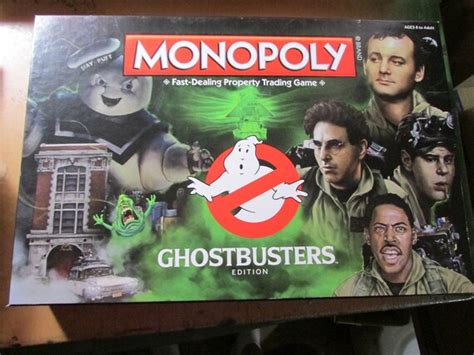 Monopoly Ghostbusters Edition Board Game Complete Free Usa Etsy
