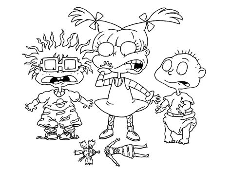 Rugrats is a us animated television series for kids. Pin by Katelyn on Miscellaneous | Cartoon coloring pages ...