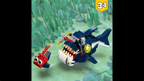Lego Creator 3in1 Deep Sea Creatures 31088 Part 24 Youtube