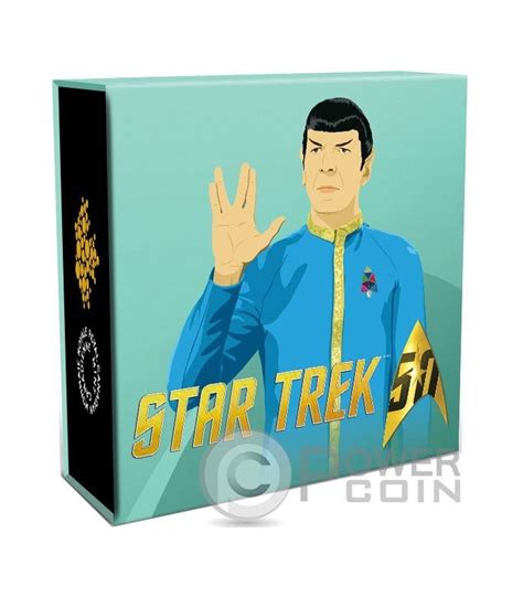 Spock Star Trek Silber Münze 10 Canada 2016