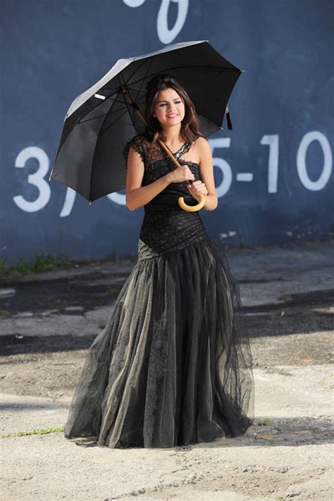 Selena Gomez During Shooting