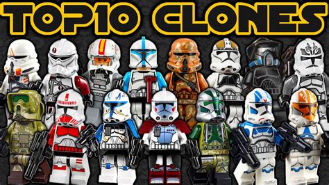 Top 10 Lego Star Wars Clone Troopers Ever Made Youtube