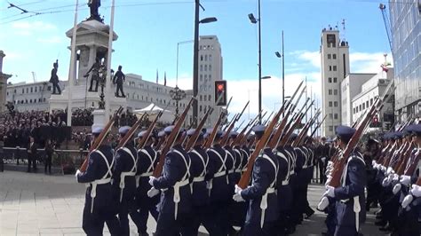 Presidente piñera en conmemoración de glorias navales: Glorias Navales 2016, Desfile: Escuela de Especialidades ...